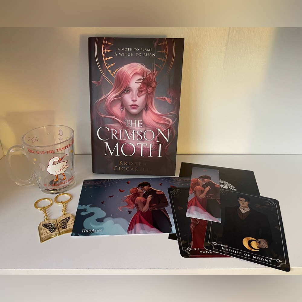 Fairyloot YA Subscription Box: A Moth to the Flame, February 2024.